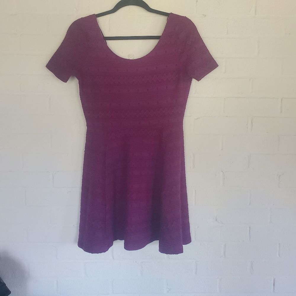 Final sale Womens purple skater dress